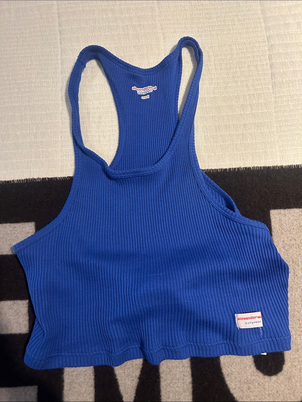 Alexander wang blue tank